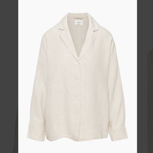 Wilfred Freeform Linen Shirt size XS Natural Ecru